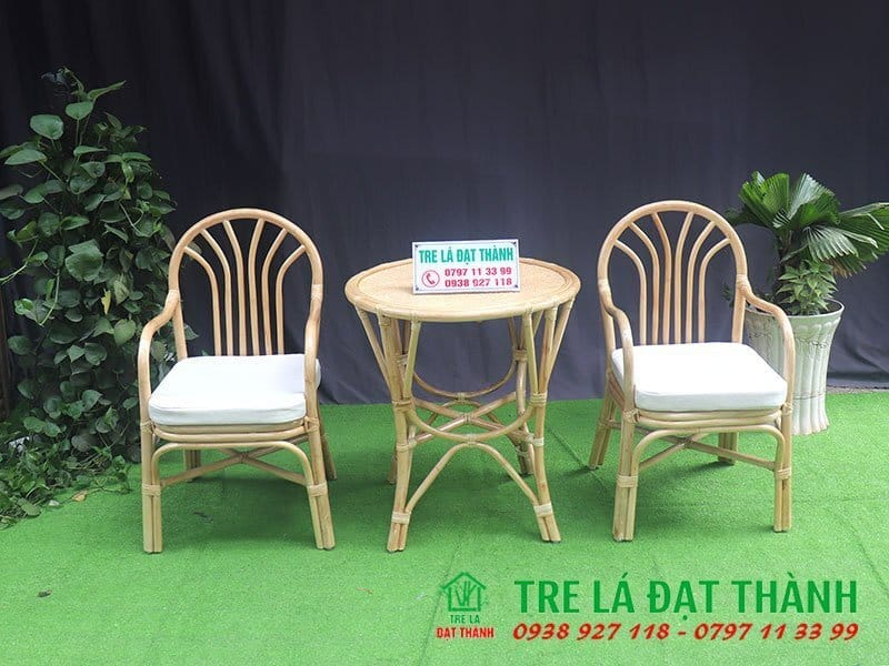 Ghế Thonet Mặt Mây - GTMM005